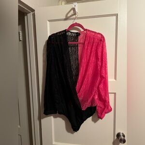 Color Block 3x EUC body suit